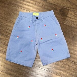 Castaway Nantucket Boys Fourth of July embroidered popsicle shorts, size 6